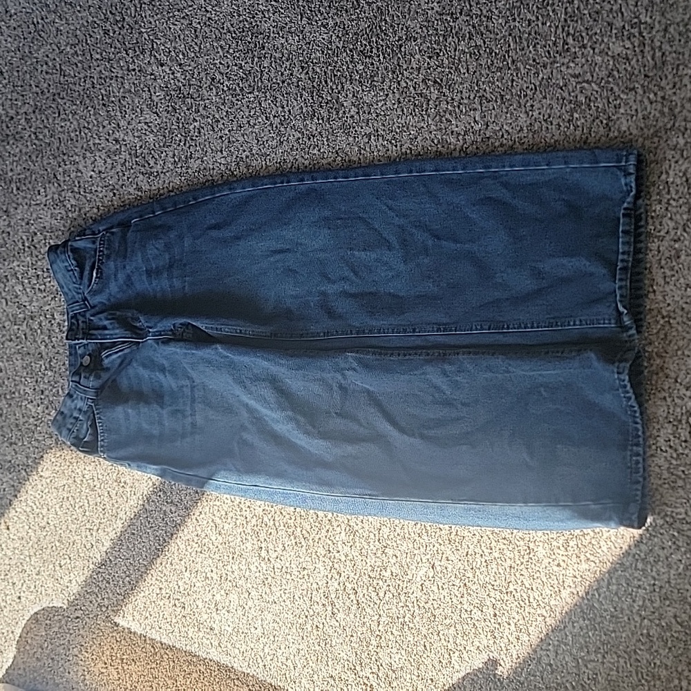 High Waisted Wide Legged Jeans